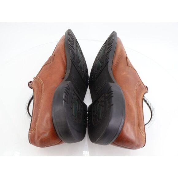 Allen Edmonds Wilbert Men’s Tan Brown Leather Split Toe Comfort Shoes Size 11C - Picture 8 of 12